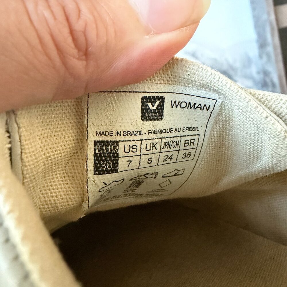 Veja x Diapers and Milk Marble Esplar Leather Sneakers US 7 - Picture 9 of 9
